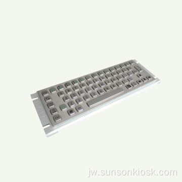 Braille Anti-riot Keyboard kanggo Informasi Kiosk